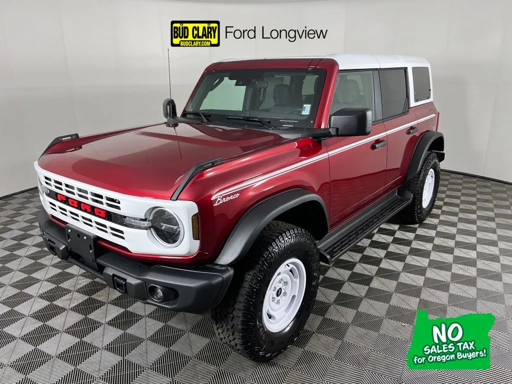 Red 2026 Ford Bronco Heritage Edition for sale in Longview, WA
