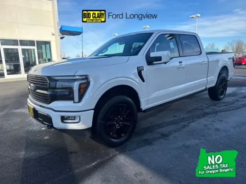 White 2025 Ford F-150 Platinum for sale in Longview, WA