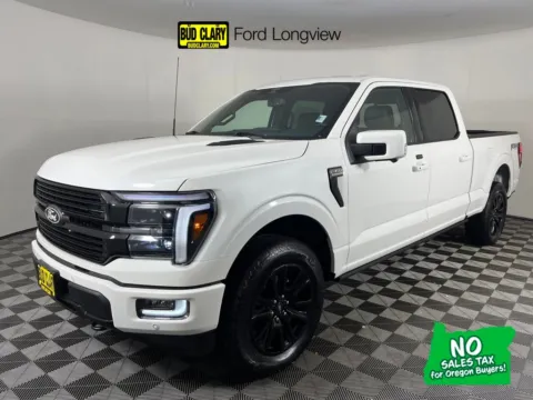 White 2025 Ford F-150 Platinum for sale in Longview, WA