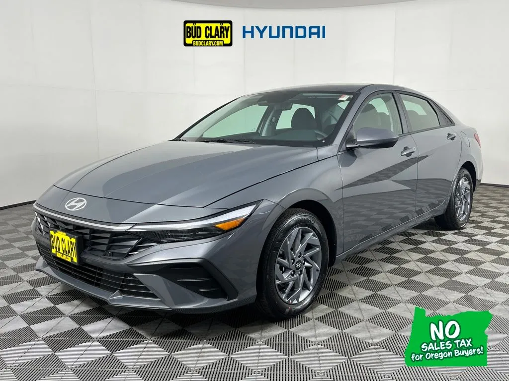 Gray 2026 Hyundai Elantra Hybrid Blue for sale in Longview, WA