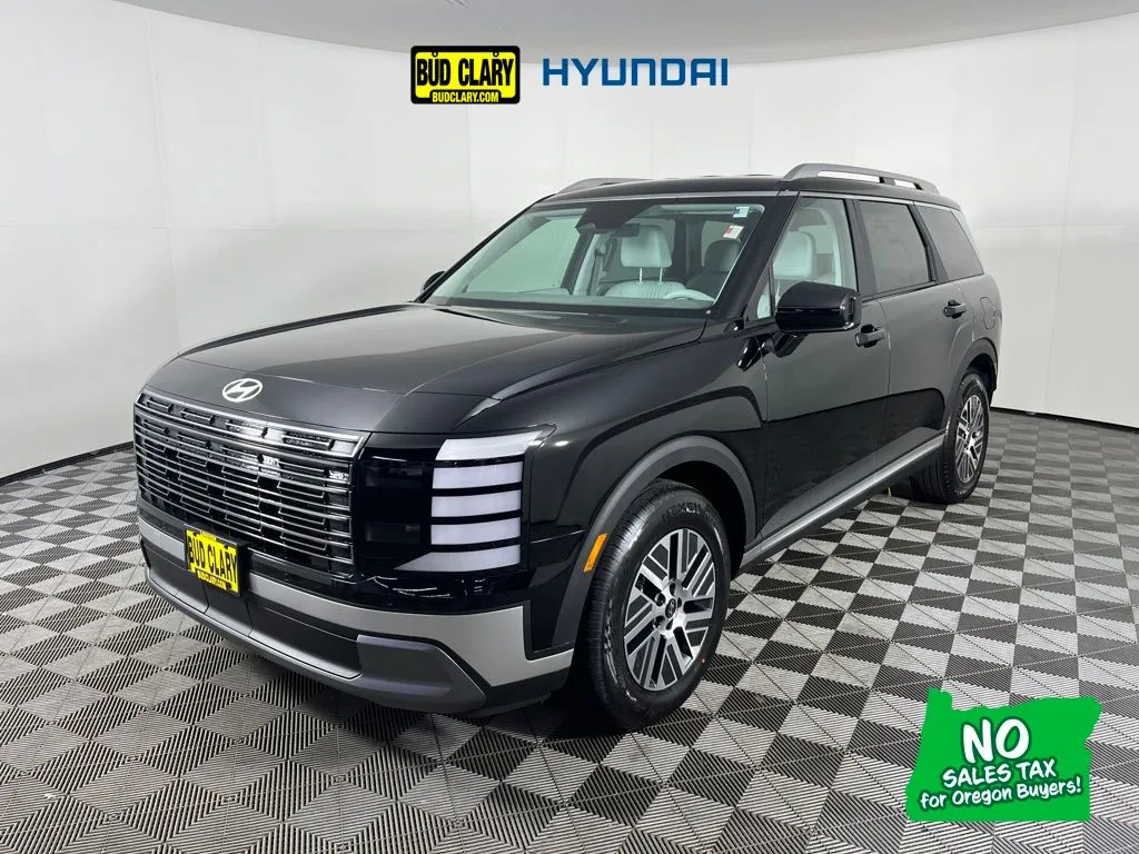 Black 2026 Hyundai Palisade Hybrid SEL for sale in Longview, WA