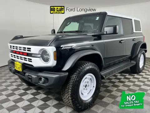 Black 2026 Ford Bronco Heritage Edition for sale in Longview, WA