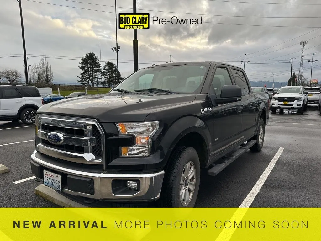 Black 2016 Ford F-150 XLT for sale in Longview, WA