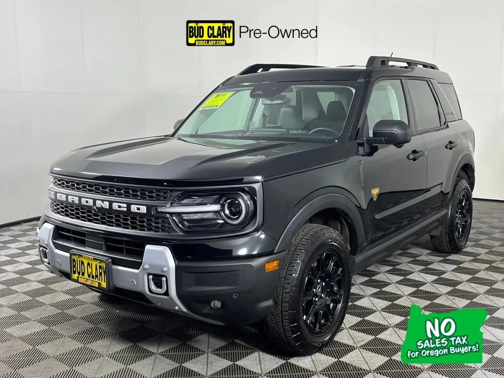 Black 2025 Ford Bronco Sport Badlands for sale in Longview, WA