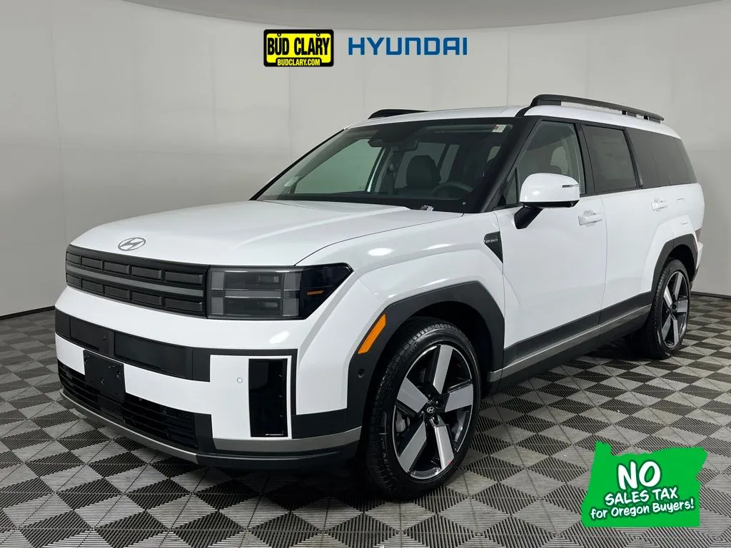 White 2026 Hyundai Santa Fe Hybrid Limited for sale in Longview, WA