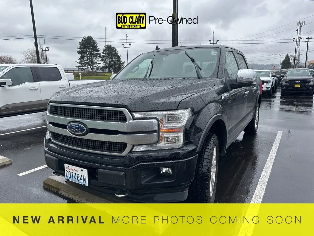Black 2019 Ford F-150 Platinum for sale in Longview, WA