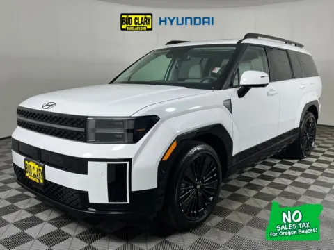White 2026 Hyundai Santa Fe Hybrid Calligraphy for sale in Longview, WA