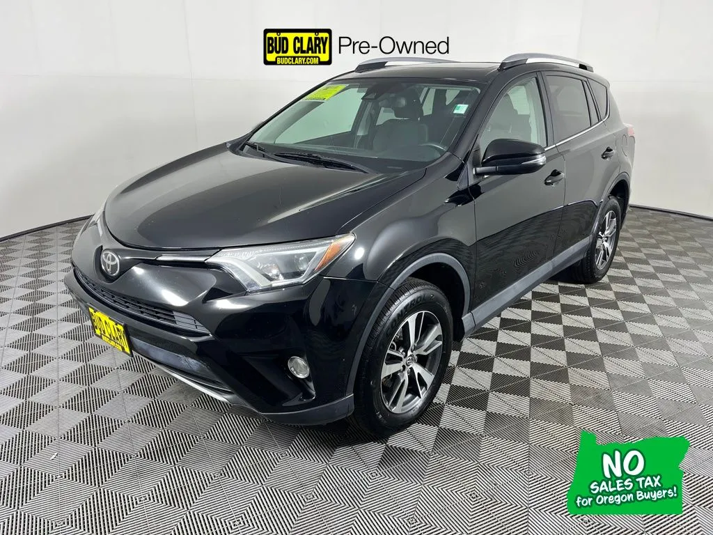Black 2018 Toyota RAV4 XLE for sale in Longview, WA