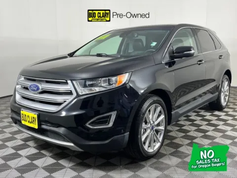 Black 2018 Ford Edge Titanium for sale in Longview, WA