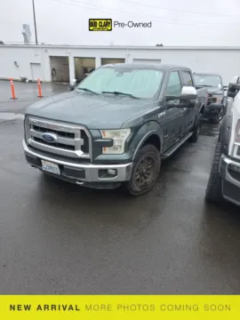 Green 2015 Ford F-150 Lariat for sale in Longview, WA