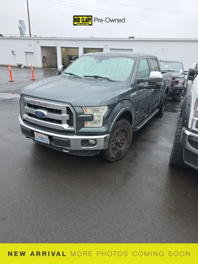 Green 2015 Ford F-150 Lariat for sale in Longview, WA