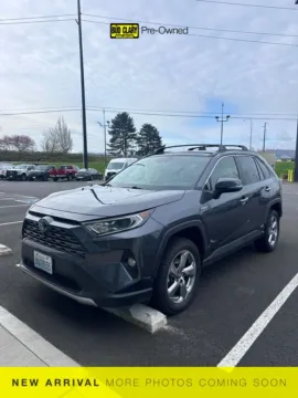 Gray 2019 Toyota RAV4 Hybrid Limited for sale in Longview, WA