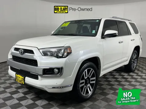 White 2018 Toyota 4Runner Limited for sale in Longview, WA