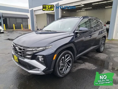 Blue 2026 Hyundai Tucson Hybrid Limited for sale in Longview, WA