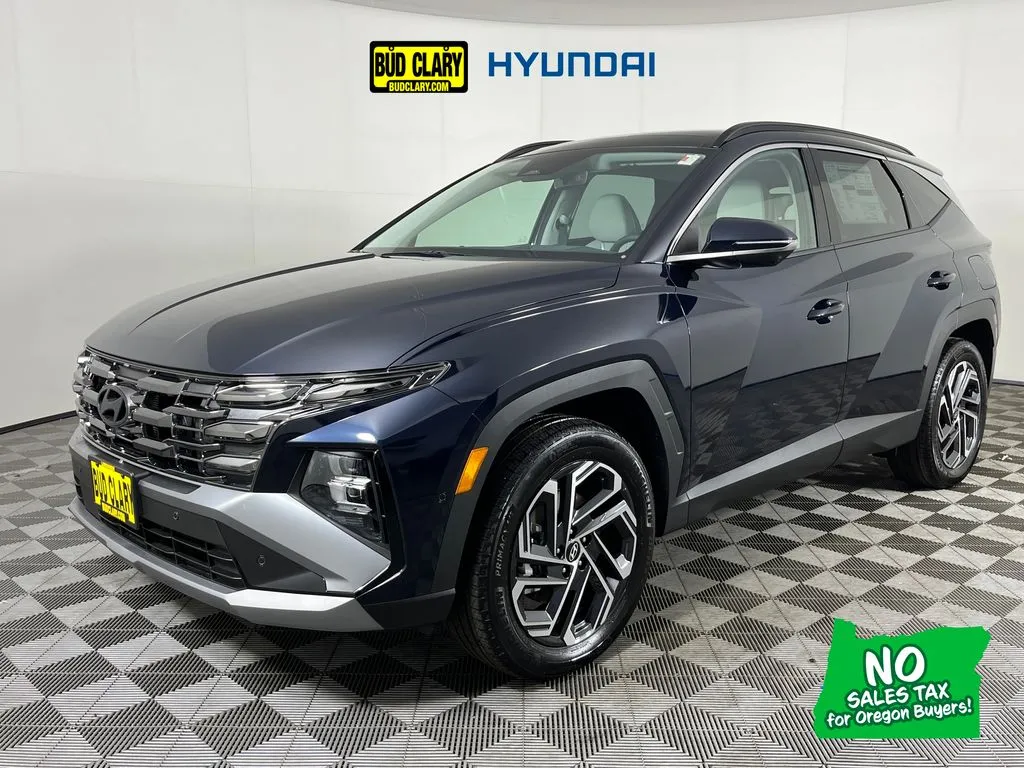 Blue 2026 Hyundai Tucson Hybrid Limited for sale in Longview, WA