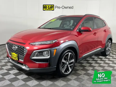 Red 2021 Hyundai Kona Ultimate for sale in Longview, WA