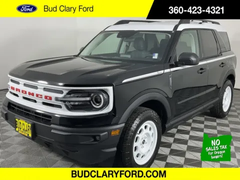 Black 2024 Ford Bronco Sport Heritage for sale in Longview, WA
