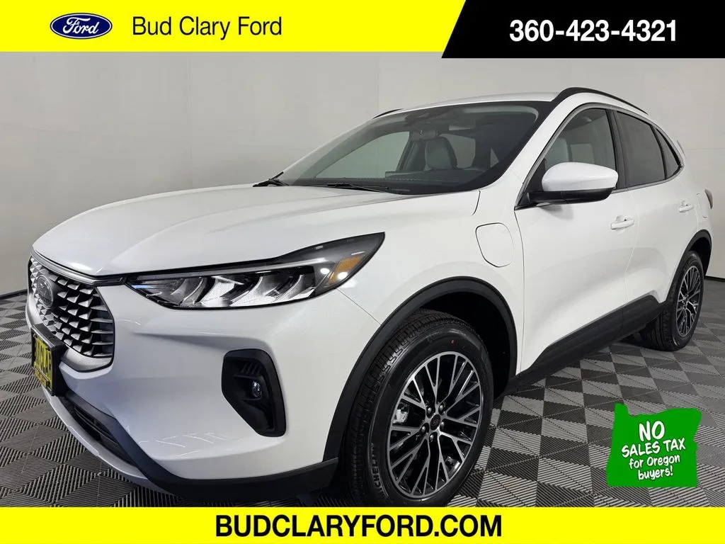White 2025 Ford Escape Plug-In Hybrid for sale in Longview, WA