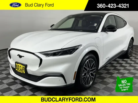 White 2025 Ford Mustang Mach-E Premium for sale in Longview, WA