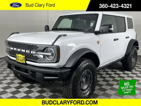 White 2025 Ford Bronco Badlands for sale in Longview, WA