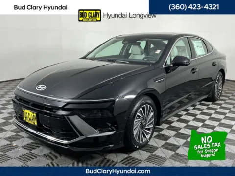 Black 2025 Hyundai Sonata Hybrid Limited for sale in Longview, WA