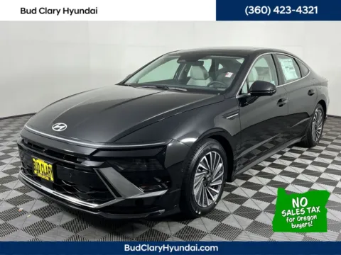 Black 2025 Hyundai Sonata Hybrid Limited for sale in Longview, WA