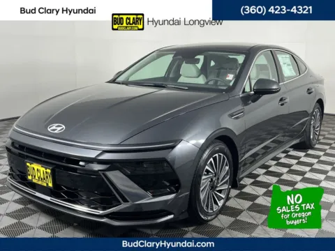 Gray 2025 Hyundai Sonata Hybrid SEL for sale in Longview, WA