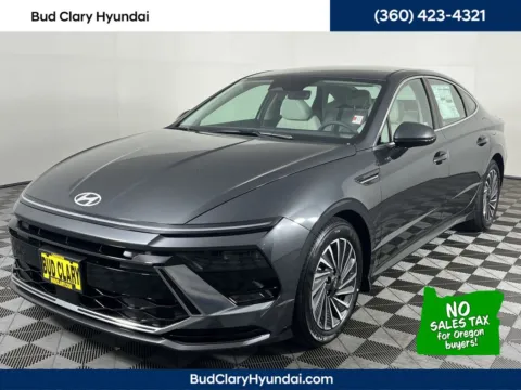 Gray 2025 Hyundai Sonata Hybrid SEL for sale in Longview, WA
