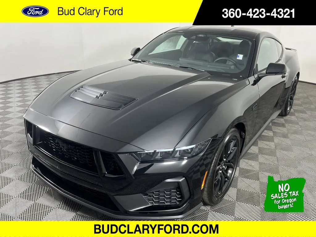 Black 2025 Ford Mustang GT Premium for sale in Longview, WA