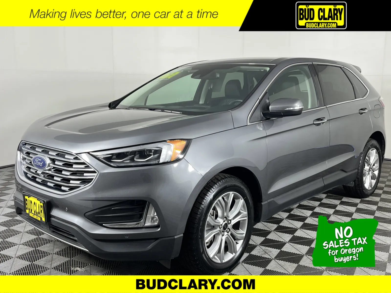 Gray 2023 Ford Edge Titanium for sale in Longview, WA