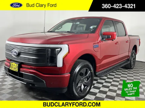 Red 2025 Ford F-150 Lightning LARIAT for sale in Longview, WA