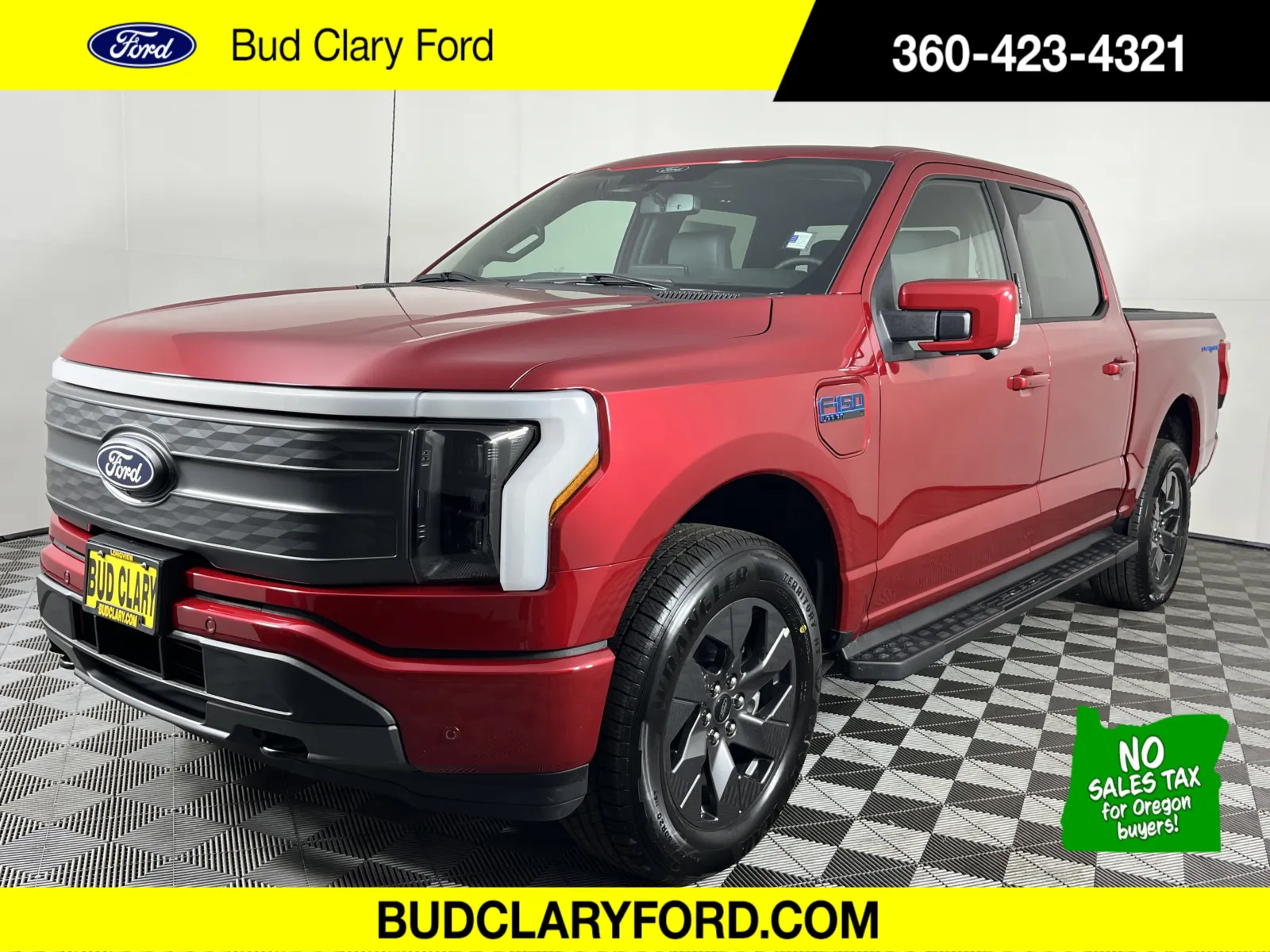 Red 2025 Ford F-150 Lightning LARIAT for sale in Longview, WA