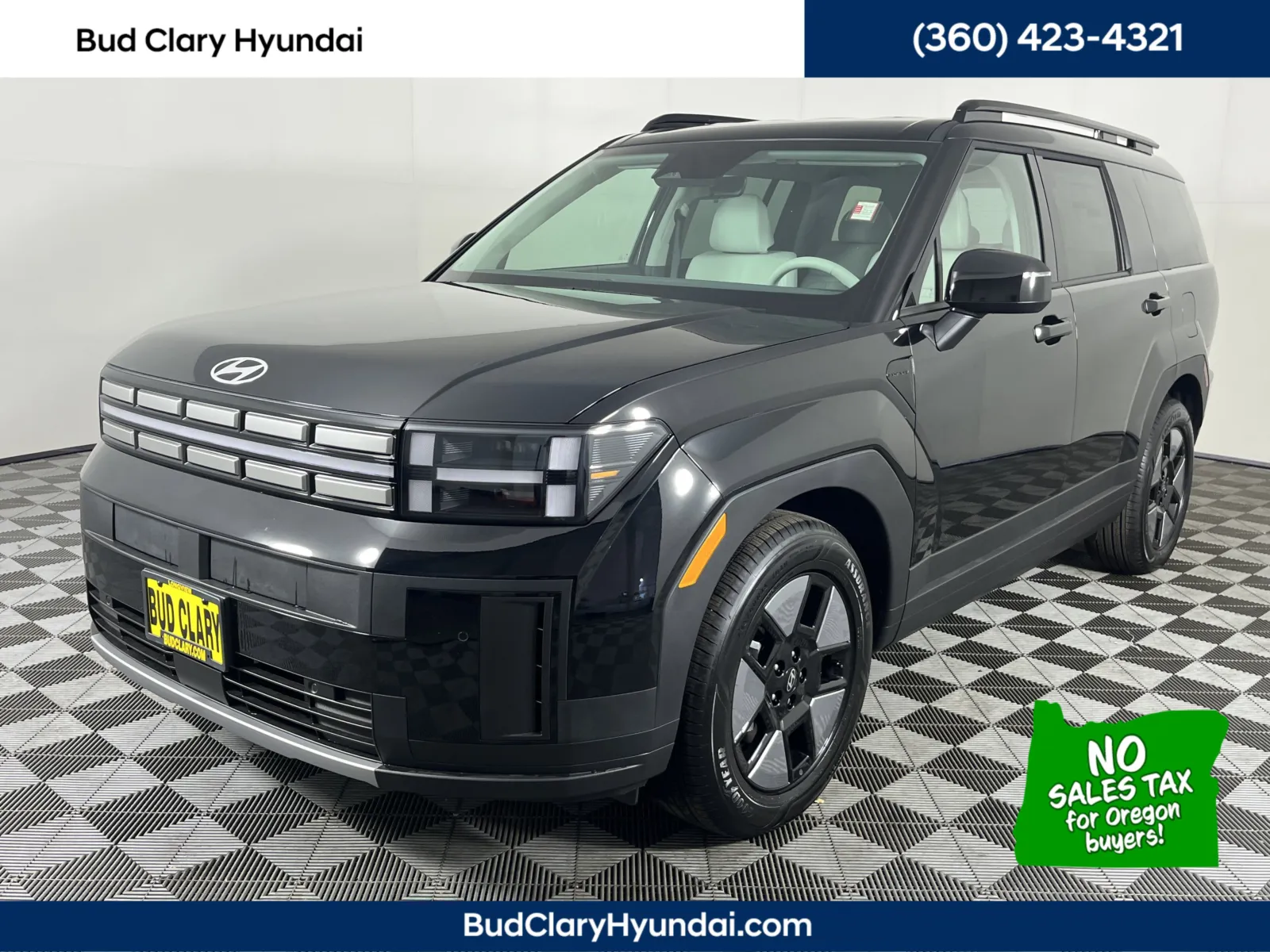 Black 2025 Hyundai Santa Fe Hybrid SEL for sale in Longview, WA
