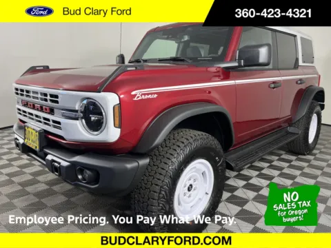 Red 2025 Ford Bronco Heritage Edition for sale in Longview, WA