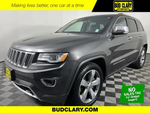 Gray 2015 Jeep Grand Cherokee Overland for sale in Longview, WA