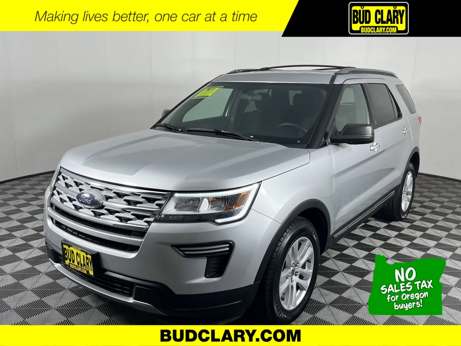 Silver 2018 Ford Explorer XLT for sale in Longview, WA