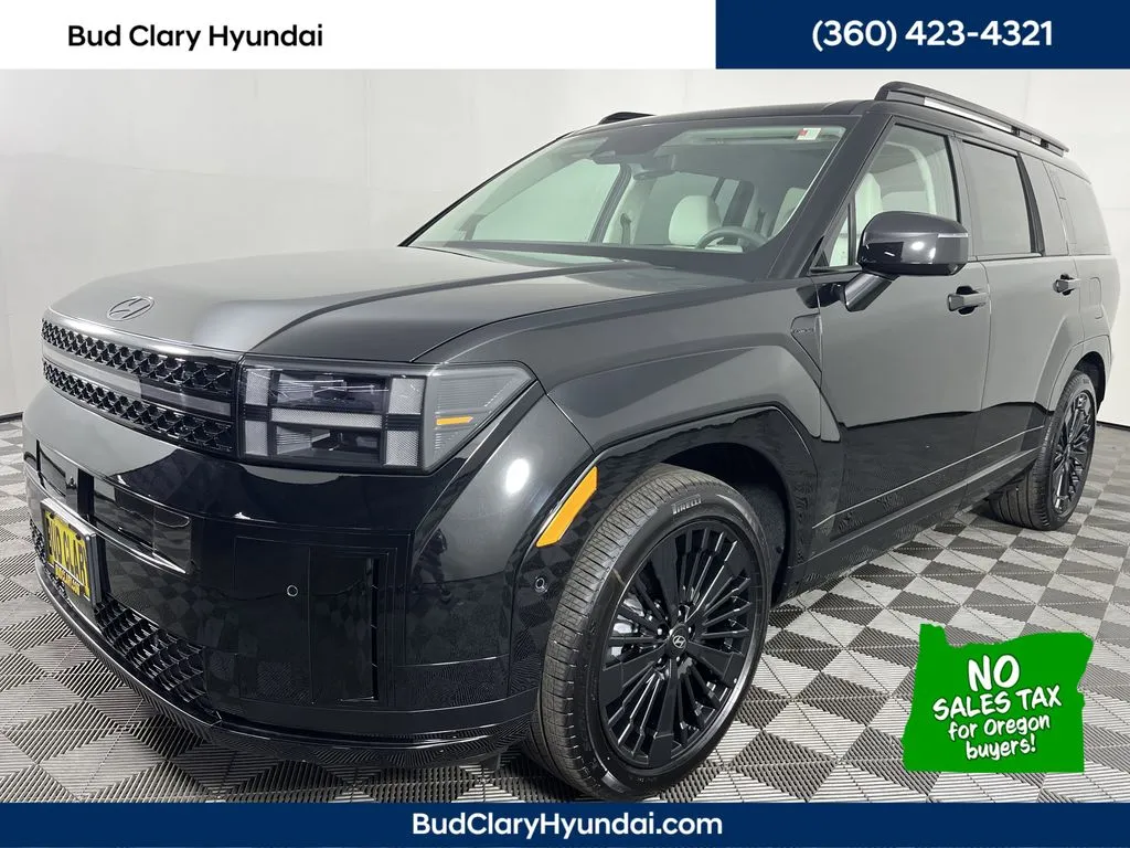 Black 2025 Hyundai Santa Fe Hybrid Calligraphy for sale in Longview, WA
