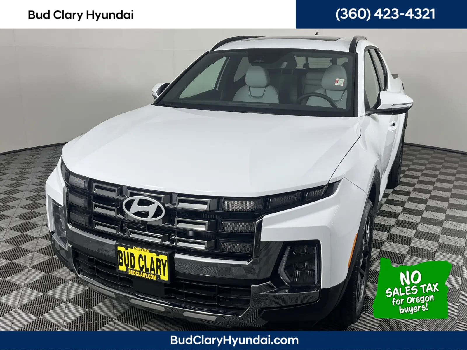 White 2025 Hyundai Santa Cruz Limited for sale in Longview, WA