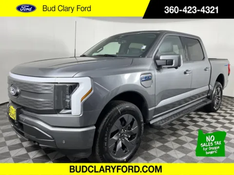 Gray 2025 Ford F-150 Lightning LARIAT for sale in Longview, WA