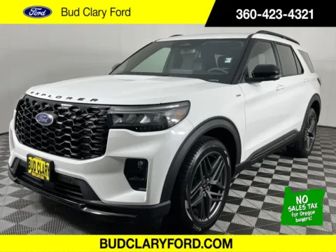 White 2025 Ford Explorer ST-Line for sale in Longview, WA