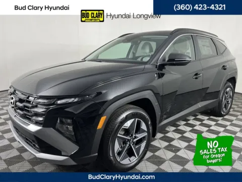 Black 2025 Hyundai Tucson Hybrid SEL Convenience for sale in Longview, WA