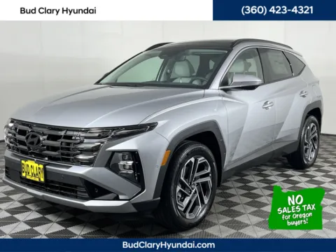 Silver 2025 Hyundai Tucson Hybrid Limited for sale in Longview, WA