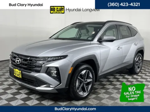 Silver 2025 Hyundai Tucson Hybrid SEL Convenience for sale in Longview, WA