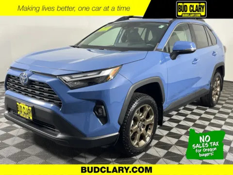 Blue 2023 Toyota RAV4 Hybrid Woodland for sale in Longview, WA