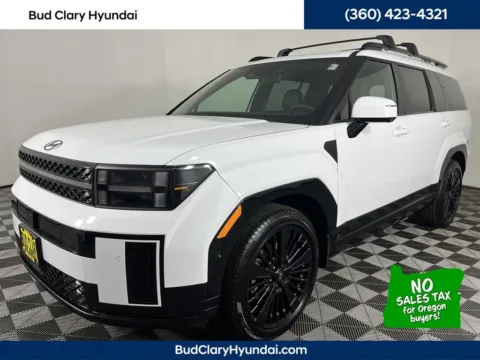 White 2026 Hyundai Santa Fe Hybrid Calligraphy for sale in Longview, WA