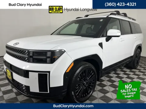 White 2026 Hyundai Santa Fe Hybrid Calligraphy for sale in Longview, WA
