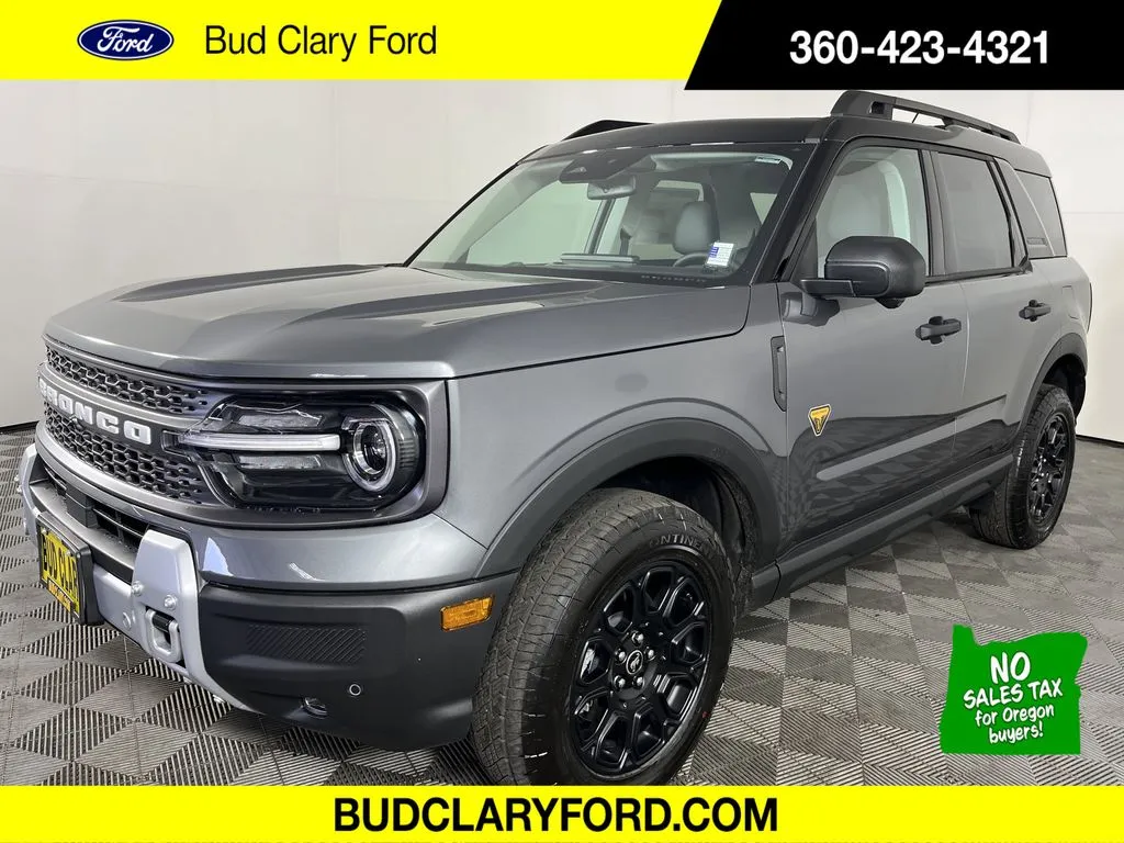 Gray 2025 Ford Bronco Sport Badlands for sale in Longview, WA