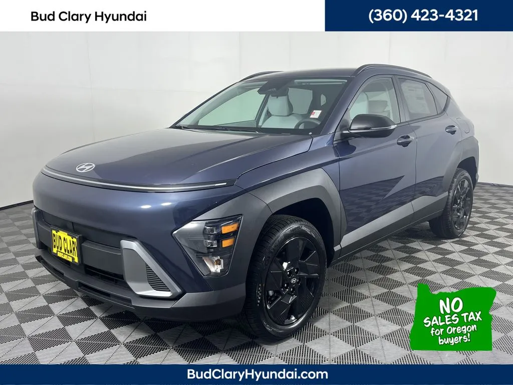 Blue 2026 Hyundai Kona SEL Sport for sale in Longview, WA