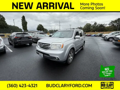 Silver 2013 Honda Pilot Touring for sale in Longview, WA