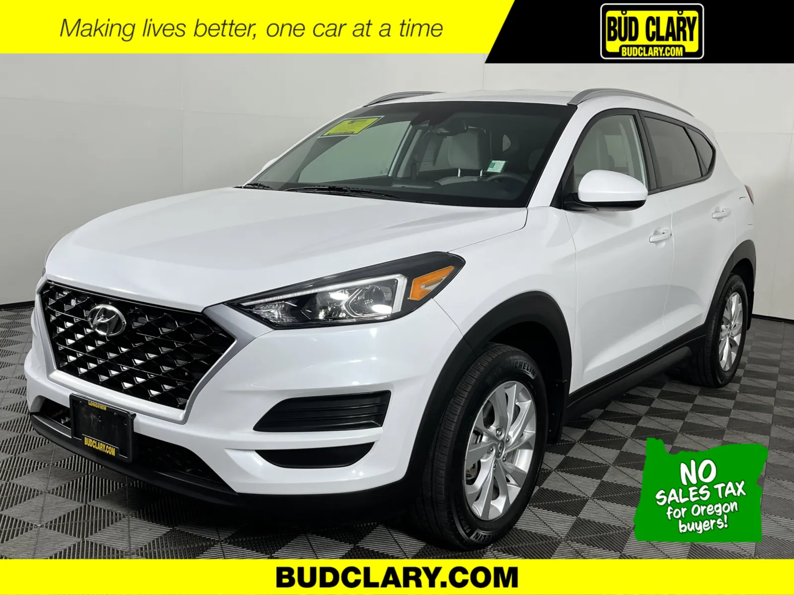 White 2019 Hyundai Tucson Value for sale in Longview, WA